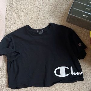 Champion black crop top